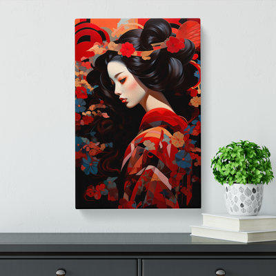 Geisha Orphism - Wrapped Canvas