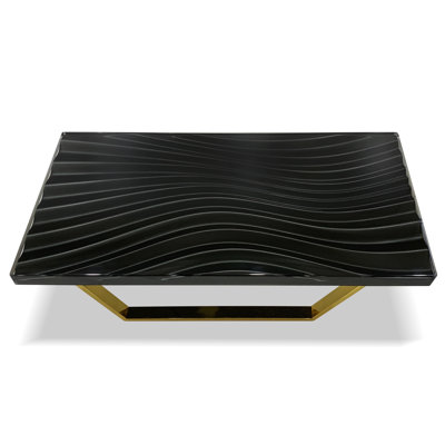 Wave Solid Wood Coffee Table