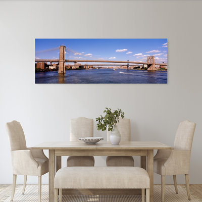 Brooklyn Bridge, Nyc, New York City, New York State, Usa Abstract Contemporary City Architecture Wall Art