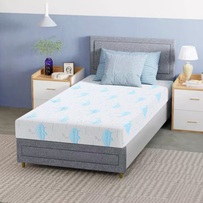 Firm Gel Infused Memory Foam Mattress by Alwyn Home