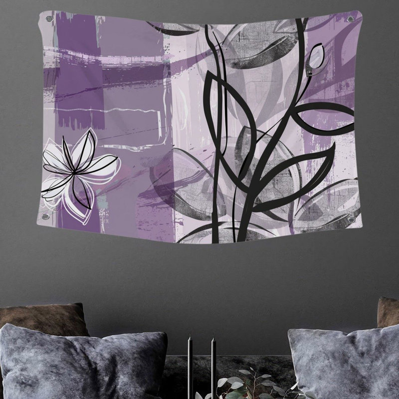 Tapisserie en microfibre, H 88 po x l 104 po