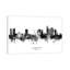 Lexington Kentucky Skyline Name by Michael Tompsett - Print on Canvas-30270672-30270686