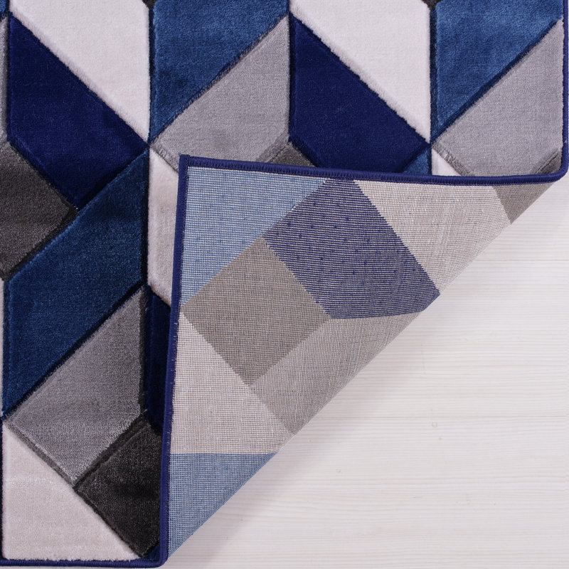 Sharpsburg Geometric Area Rug, Runner 60 x 220cm