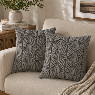 Conroe Geometric Square Cushion