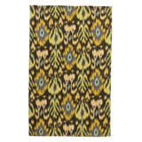 Flatweave Wool Ikat Area Rug in Multi
