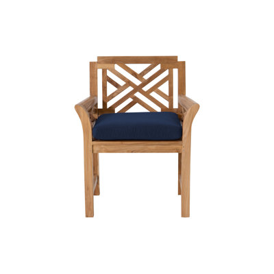 Monterey Fabric Mission Back Arm Chair