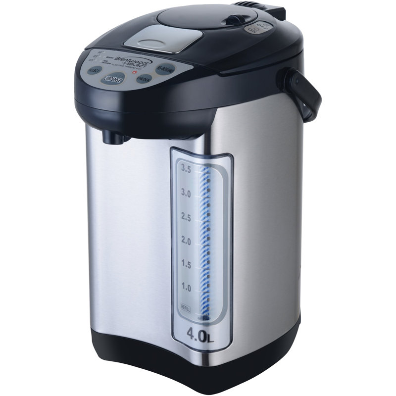 Bouilloire électrique en acier inoxydable, 4,23 qt
