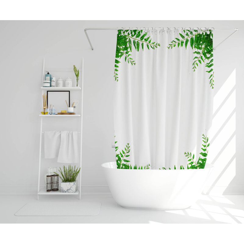 Chamberland Polyester Shower Curtain Set, 177cm H x 177cm W