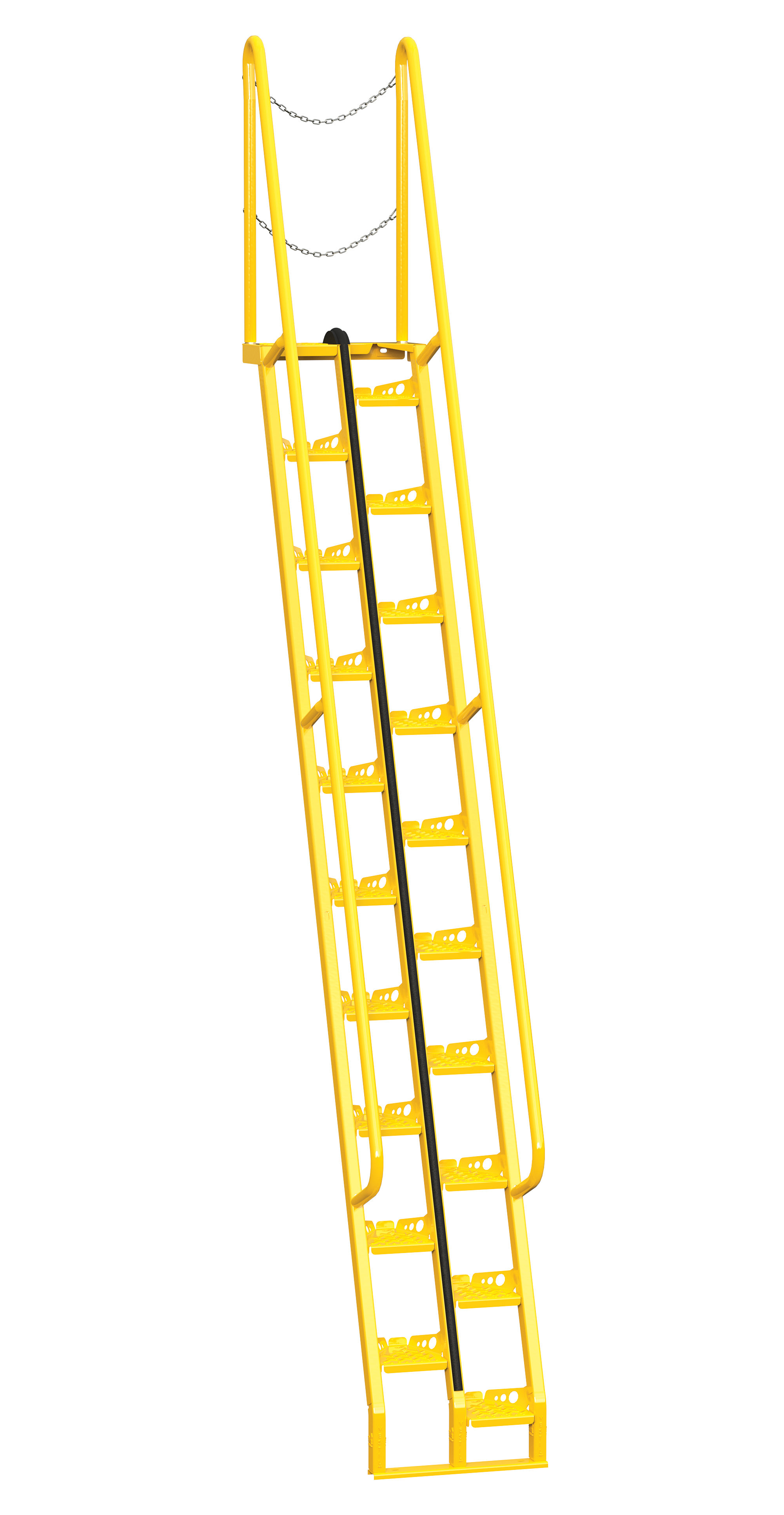 Vestil 20 - Step Steel Straight Ladder | Wayfair