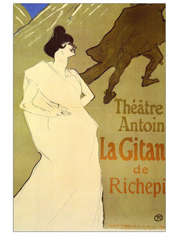 Henri De Toulouse-Lautrec - Wrapped Canvas Print, 90cm H x 60cm W x 1.8cm D