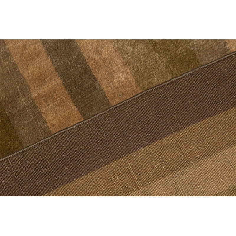 Striped Area Rug in Brown