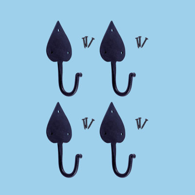 Paquet de 4 patères Spade