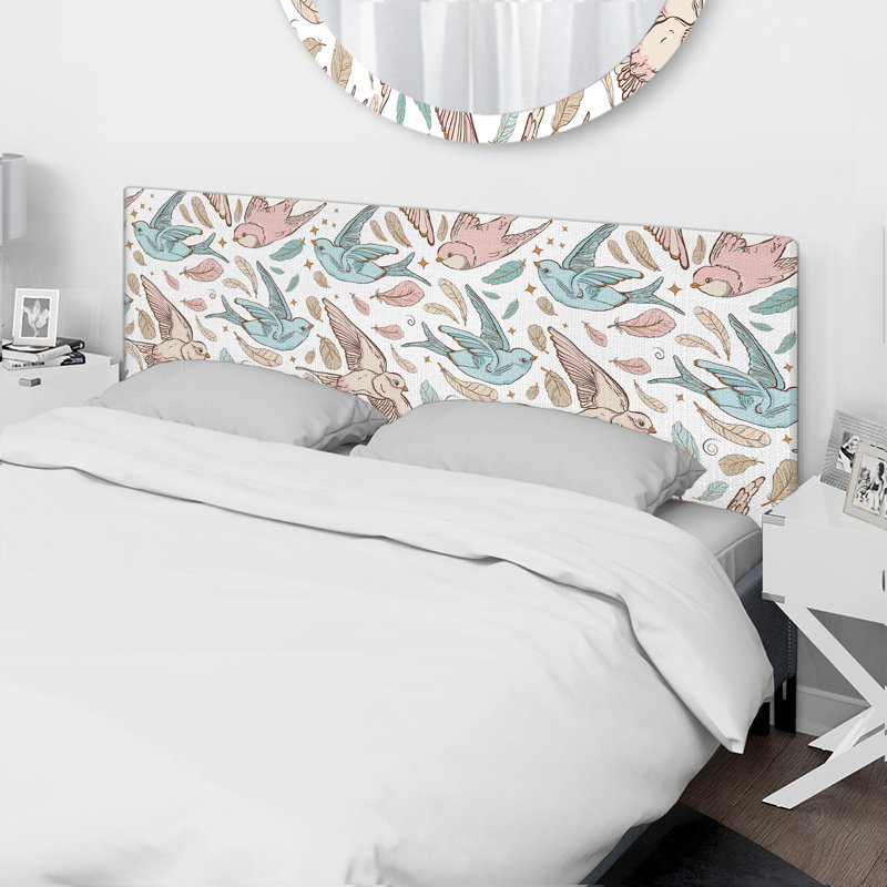 Jabin Upholstered Panel Headboard, Queen