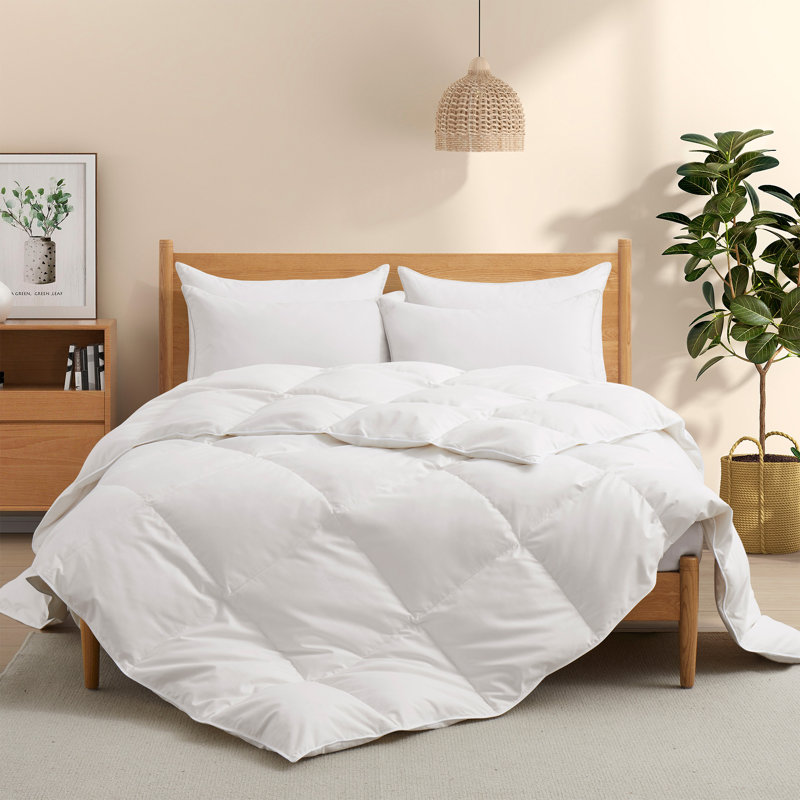 Twin White Cotton Down Comforter Duvet Insert