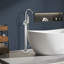 Robinet de baignoire monocommande à fixation au sol avec douche à main-90992302