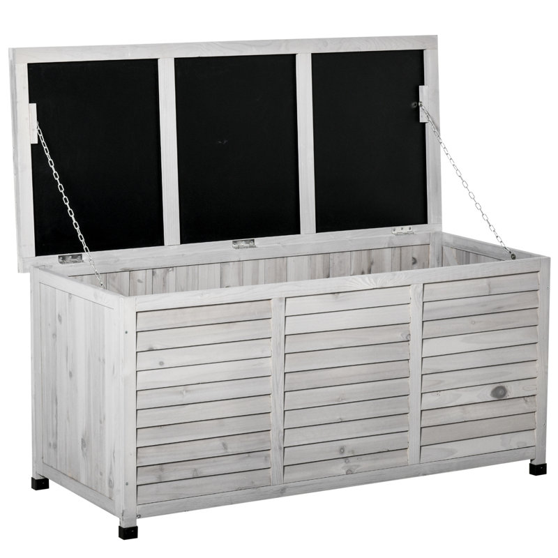 BlissBlueprint 855-860CF4D40D 22.44'' W Solid Wood in Grey