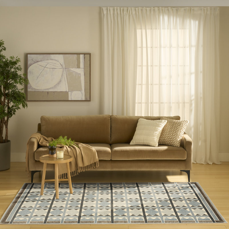Tapis bleu Maridee, Rectangle 4 pi x 6 pi