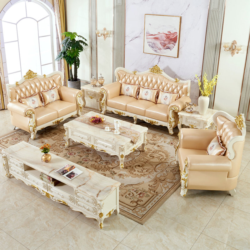 Leather Armchair, White