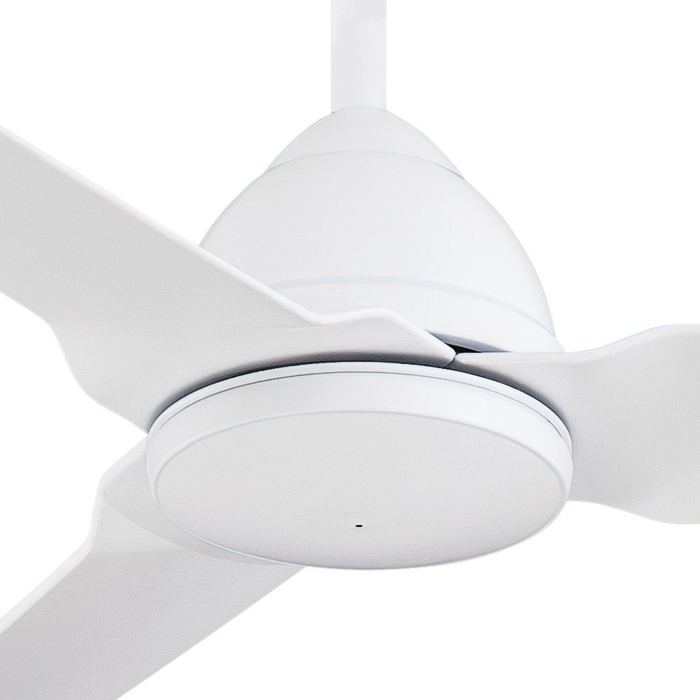Java 54" Ceiling Fan, Flat White