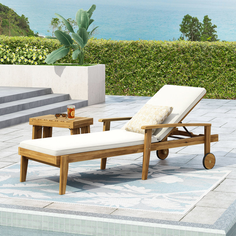 Causeuse pour chaise longue JASON BEACH CHAISE, Blanc