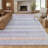 Machine Washable Indoor/Outdoor Chantille ACN2742 Striped Rug-2068726047-2068726048