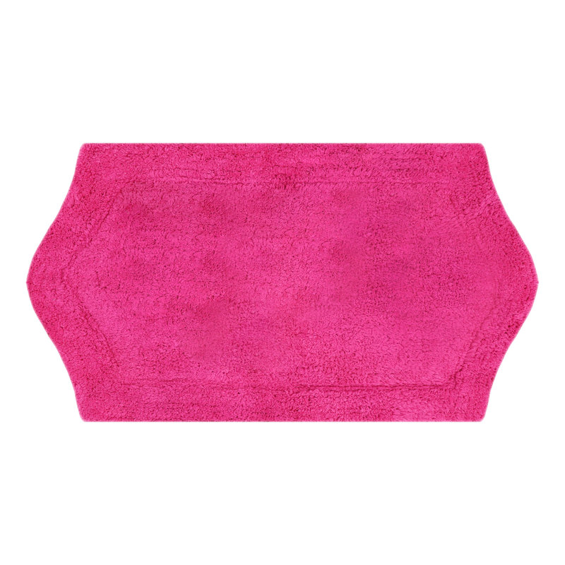 Tapis pour salle de bain Morissette, L 21 po x L 34 po, Rose millennial