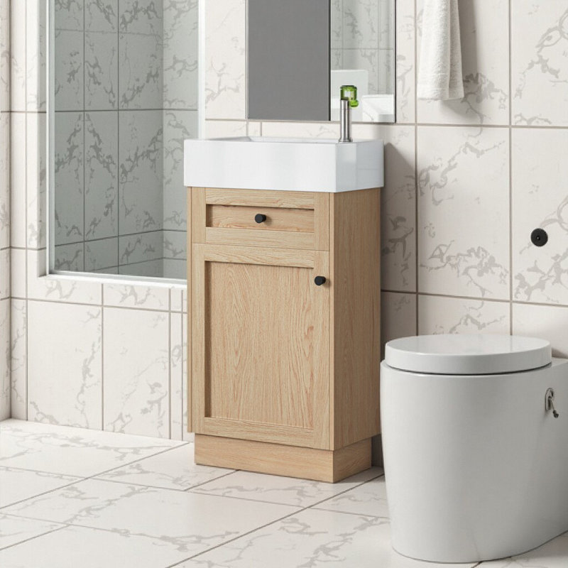 Meuble-lavabo rustique avec lavabo réversible de 18,5 po Rustic Farmhouse |