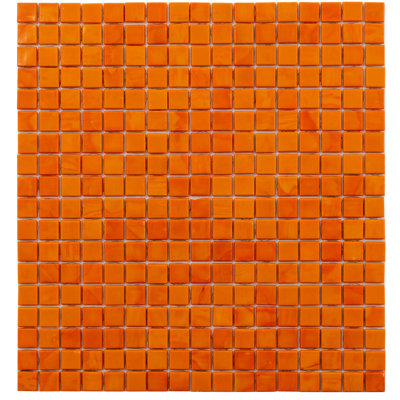 Skosh 0.6" x 0.6" Glass Grid Mosaic Wall & Floor Tile 