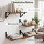 Chipboard,Metal Floating Shelf