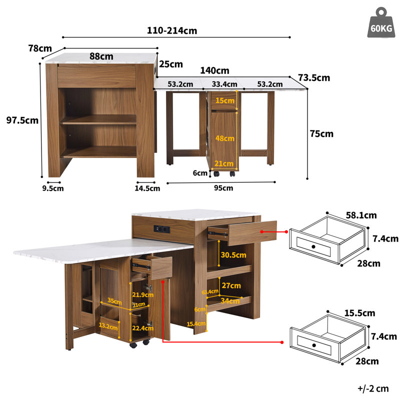 Wood Kitchen Island