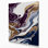 Abstrait art fluide sur toile grise 15