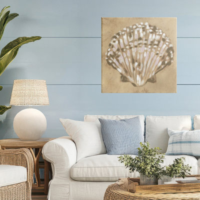 Earthtone Clam Shell Canvas, design by June Erica Vess