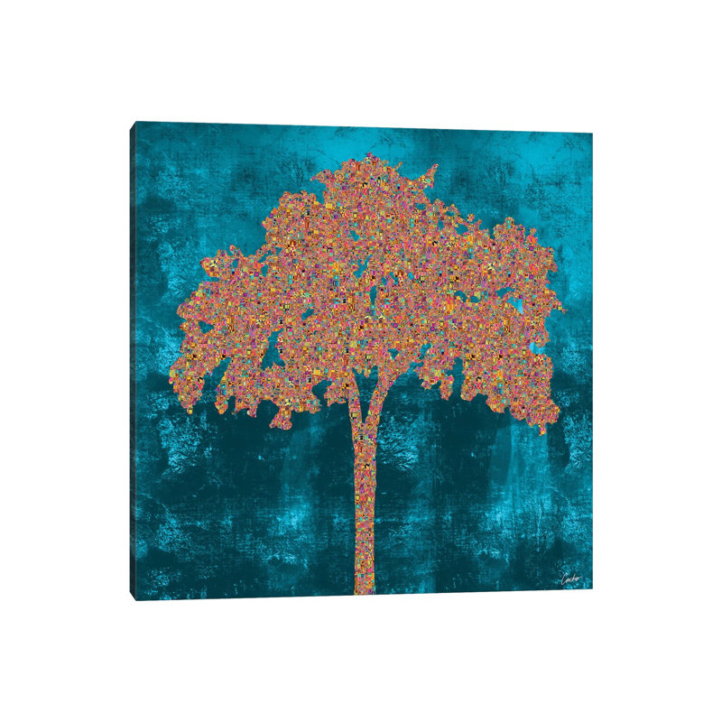 Rains 1 Piece Wrapped Canvas Wall Art, 45.72 cm H x 45.72 cm W