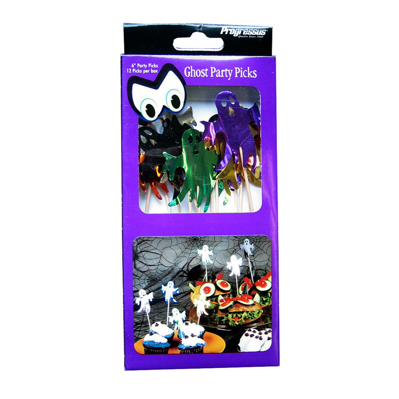 Pics d'Halloween en bois