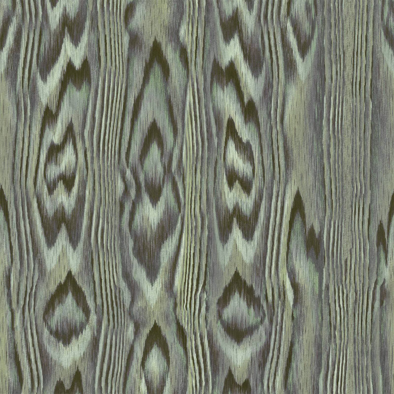 HEARTWOOD Wallpaper - Celadon 9'10" - full height wallpaper