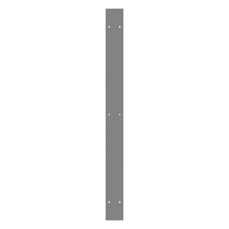 Oasis 6-In x 72-In Composite Fence Pre-Drilled Board, Gray