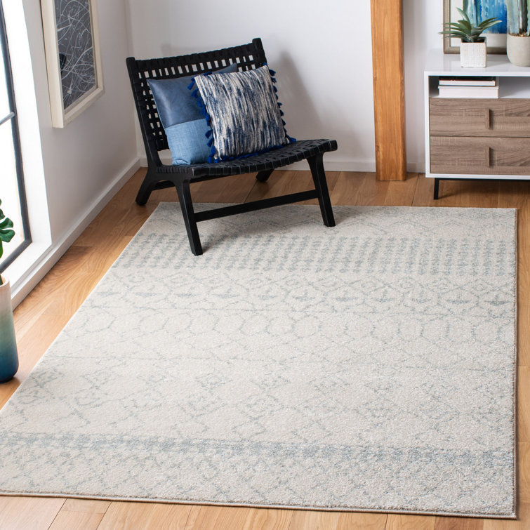 Tapis gris / ivoire Sturm