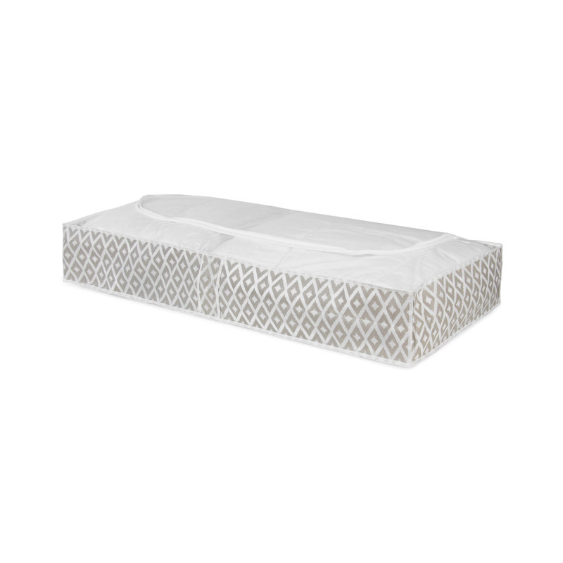 Fjørde & Co Fabric Decorative Bin, Beige