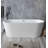 63'' x 29.5'' Soaking Acrylic Bathtub