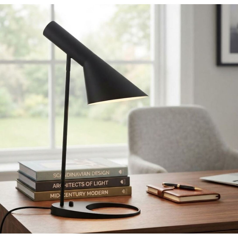 Lampe de table Flink, Noir, noir, noir, noir