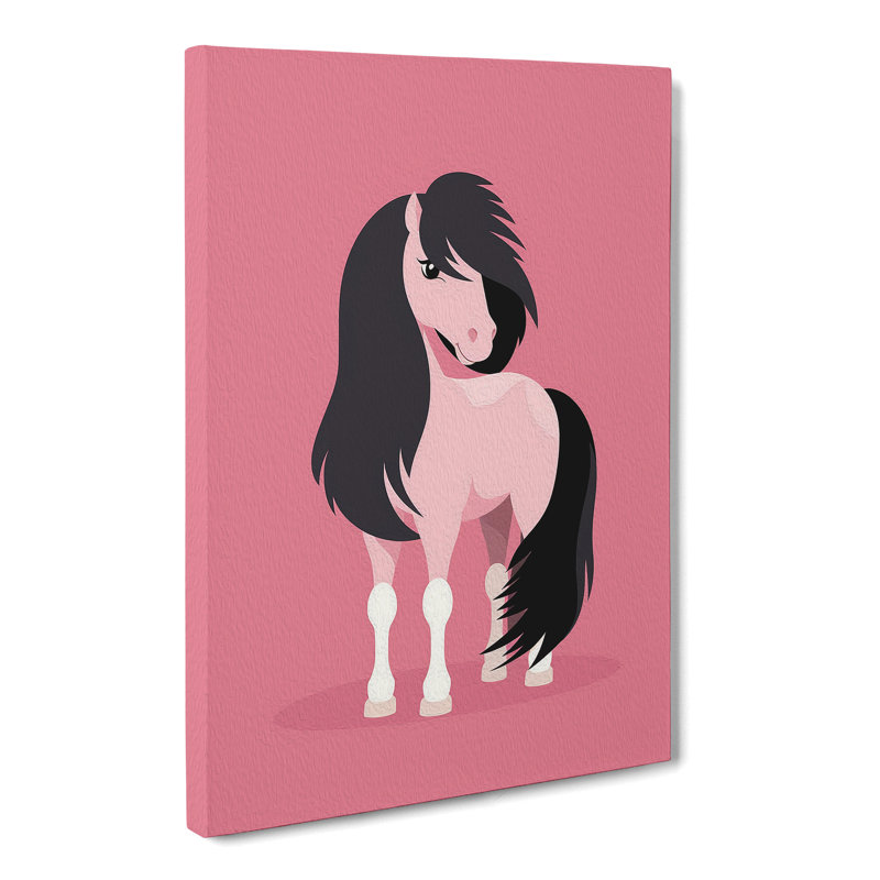 Pony Minimalism - Wrapped Canvas, 60cm H x 40cm W x 3cm D