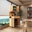 Armoire de rangement charmante en bambou à grande capacité pour diverses pièces