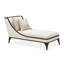 Paris Chic Armless Chaise - Cremini/Espresso
