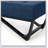 Navy  Ottoman Simple design, comfortable and durable, multi-functional bench