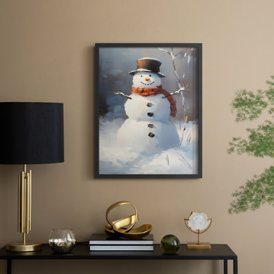 Art des Fêtes de Noël - série 2 - CCLxxix, reproduction encadrée - bois massif