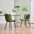 Heitger Leather Upholstered Side Chairs Modern Dining Chairs with Metal Legs, Dining Room Chair-1869799285