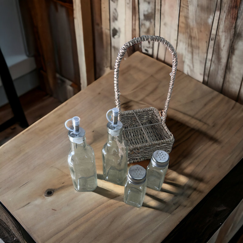 Glass Square Flatware Caddy