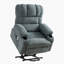 La chaise longue électrique Power Lift, adaptée aux personnes âgées, avec fonctions de chauffage et de vibration, avec USB, peut être utilisée pour s'allonger.  Bleu-1577925106