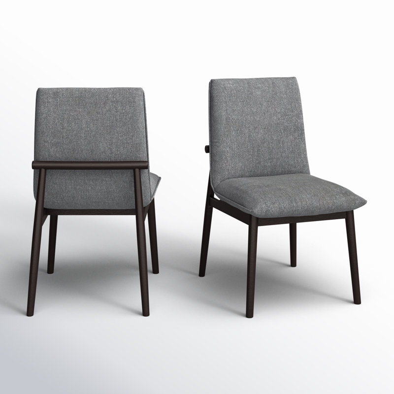 Arawn Upholstered Dining Chair, Dark Grey
