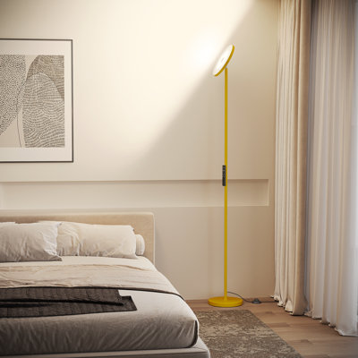 Lampe de coin torchère à DEL à intensité variable 69 po avec télécommande Johntay